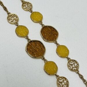 Vintage Necklace Sarah Coventry Taste of Honey 70s MCM 1974 Retro MOD BoHo